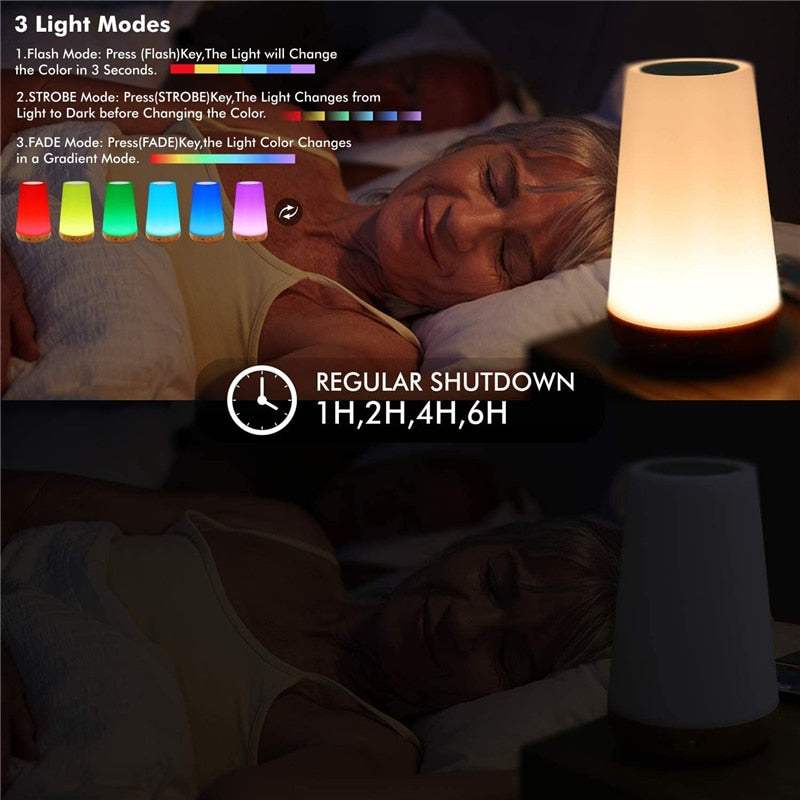 13 Color Changing Night Light Lamp Portable